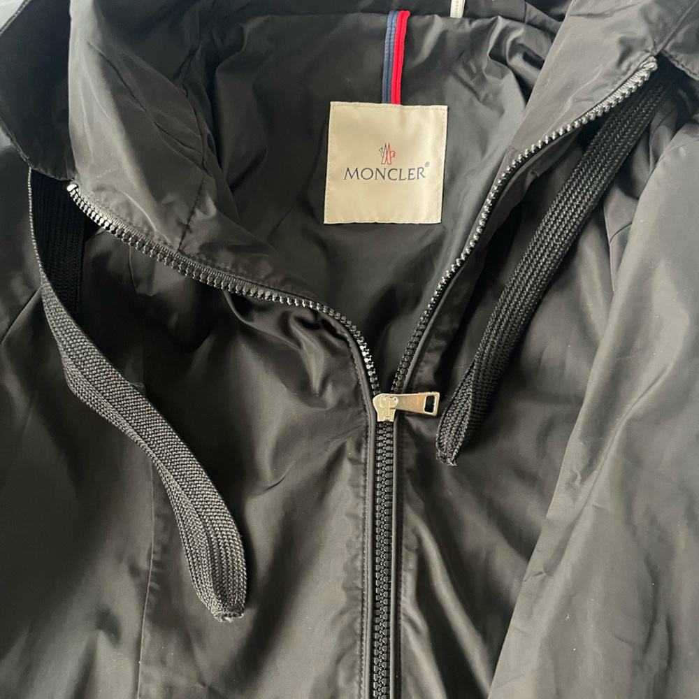 Moncler Topaze Spring Coat with Hood